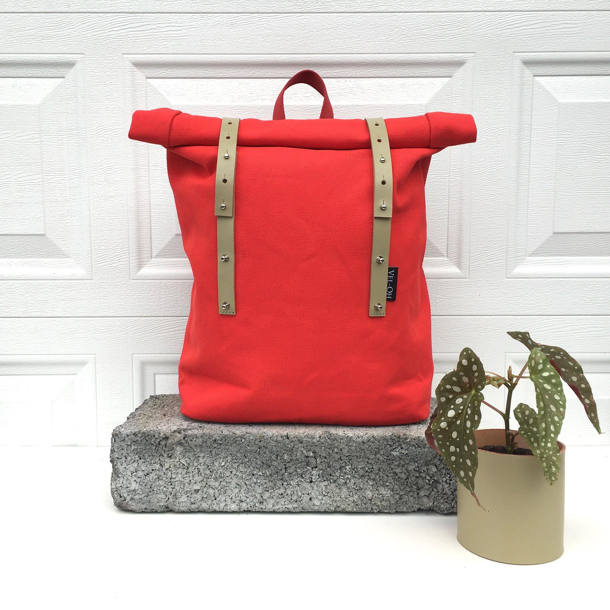 Seph Bag - Red | Backpack - Vel-Oh